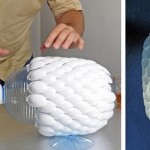 Fantastična lampa od plastičnih kašičica