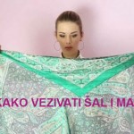 Kako vezivati šal i maramu. Nove ideje za proljeće-ljeto 2016.