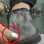 Premazao je svijećom svoje cipele: Izgleda čudno, ali ustvari je genijalna stvar! (VIDEO)