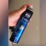 Isprskala je zid LAKOM ZA KOSU: Za ovim trikom su žene prosto odlijepile (VIDEO)