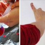 NAJGENIJALNIJA IDEJA IKAD: Napunila je špric crvenom farbom, a onda prišla zidu. Rezultat? VAU!