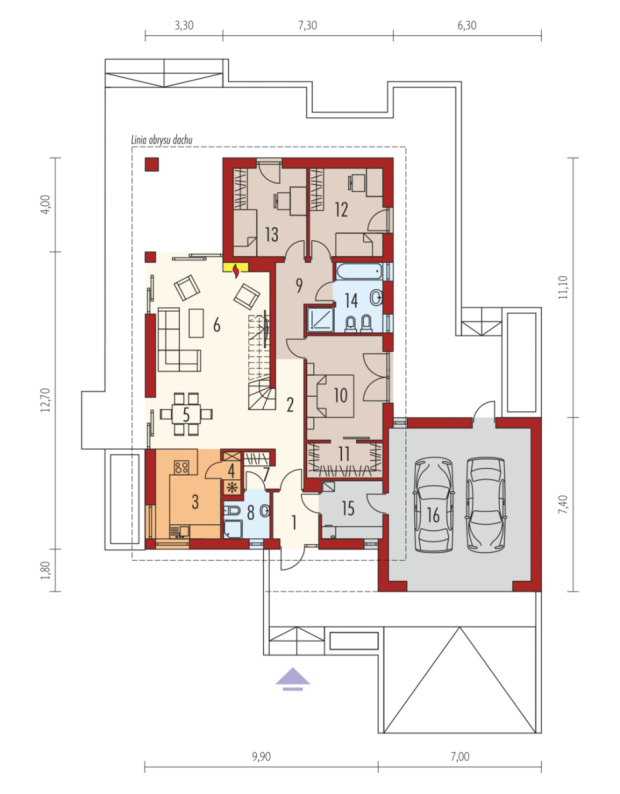 Atraktivna kuca sa mezaninom DETALJAN PLAN (4)